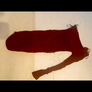 Red mesh forever 21 dress